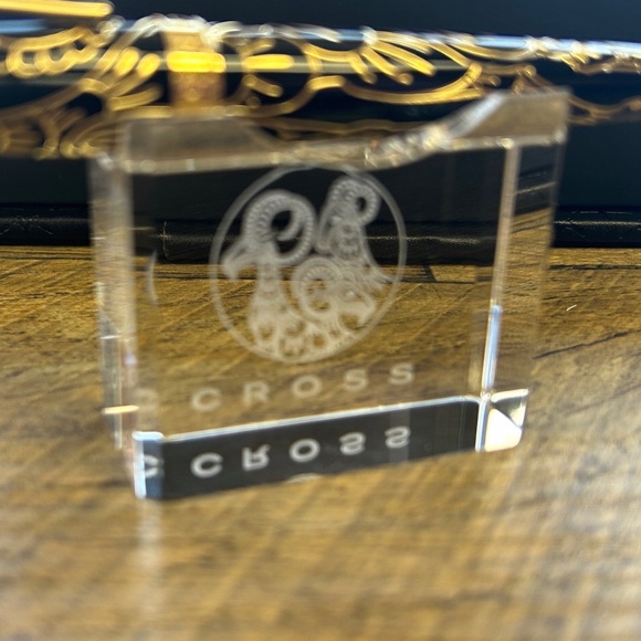 NIB Cross Sauvage 2015 Year Of The Goat Moonlit Black Lacquer Ballpoint Pen - Picture 7 of 12